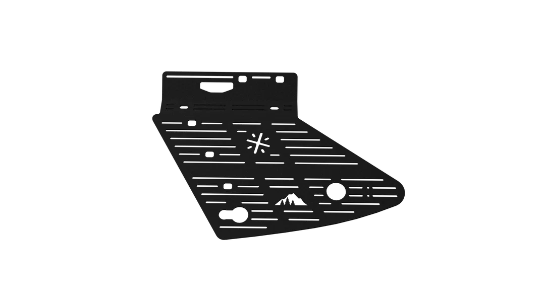 525640 – SHERPA EQUIP Molle Cargo Panel, For Mounting Essential Gear Roof Rack Mount Black Aluminum Single